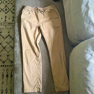 Tan VANS pants, size small, relaxed fit